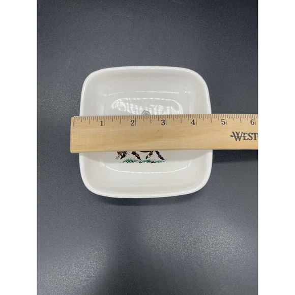 Devon Pottery Kid Pony Mouse Small Square Plate 4.5” Made in England Set of Two - Picture 9 of 9